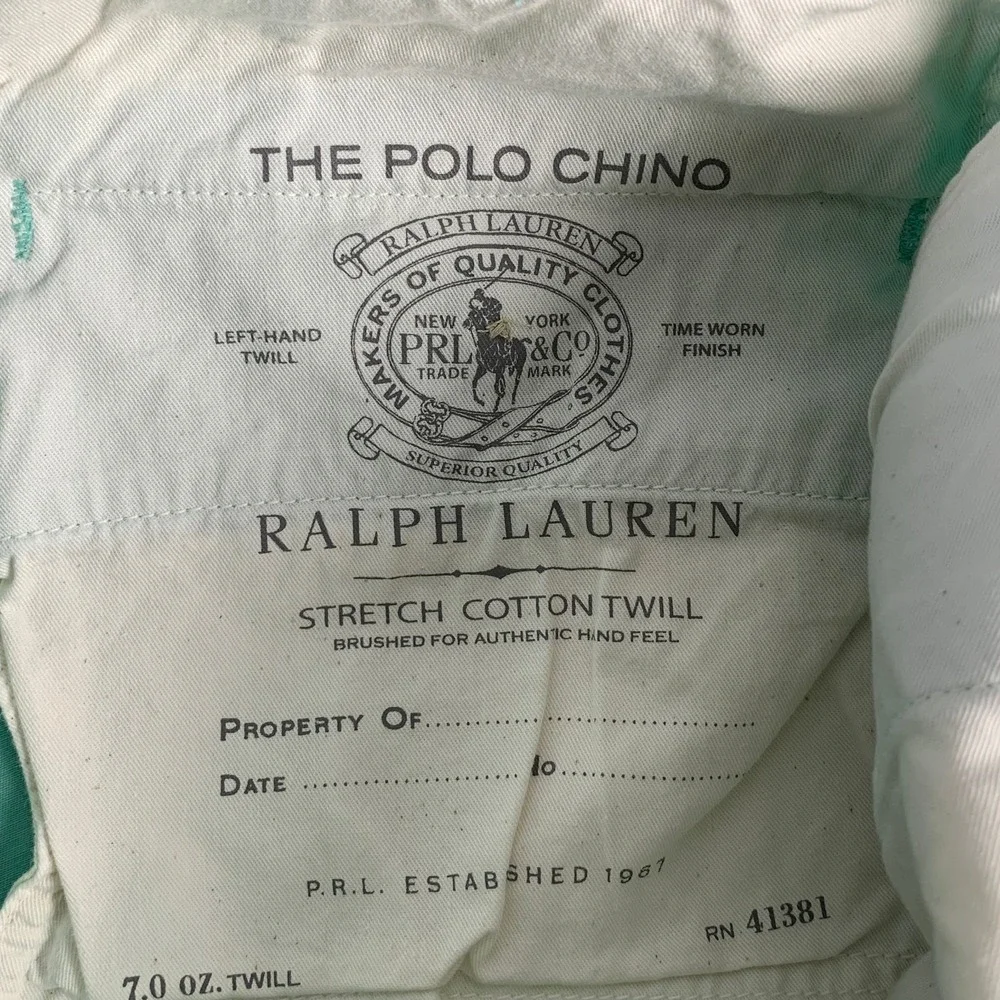 Polo Ralph Lauren Embroidered Pants Men 36x30 Marlin Fish Stretch Chino Nautical